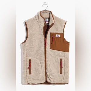 Madewell x Penfield fleece vest NWT